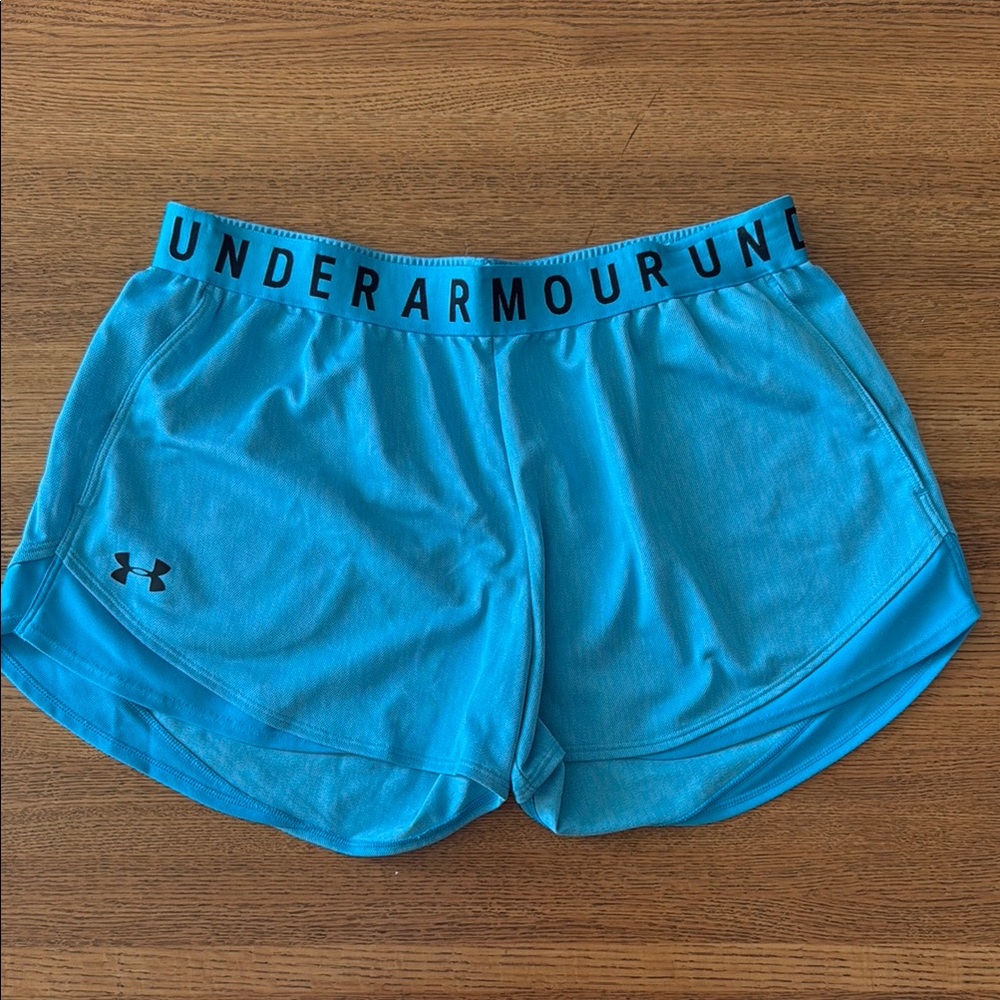 Under Armour Blue Athletic Shorts Lightweight Performance